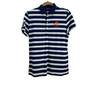 PGA Tour Women’s Polo Golf Striped Polo Shirt